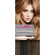 22" Clip In Human Hair Extensions FULL HEAD #4/27 Dark Brown/ Caramel Mix